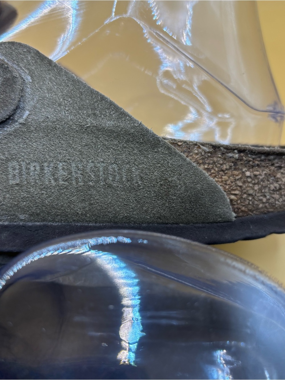 Betula by Birkenstock Boston Clogs Suede Beige Mules Women 6 EU 36 Soft Comfort - Picture 8 of 12